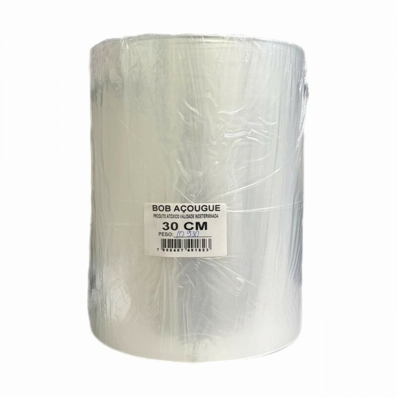 Bobina Plastica Para Acogue 30cm - Rolo Com 10kg Bobina Plastica Para Acogue 30cm - Rolo Com 10kg