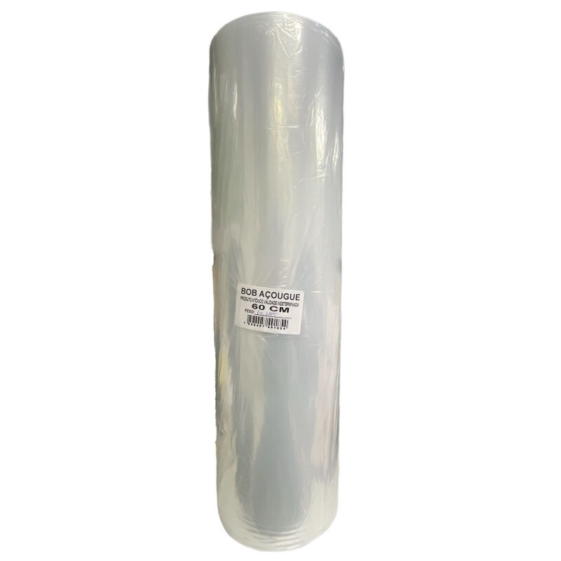 Bobina Plastica Para Acogue 60cm - Rolo Com 10kg Bobina Plastica Para Acogue 60cm - Rolo Com 10kg