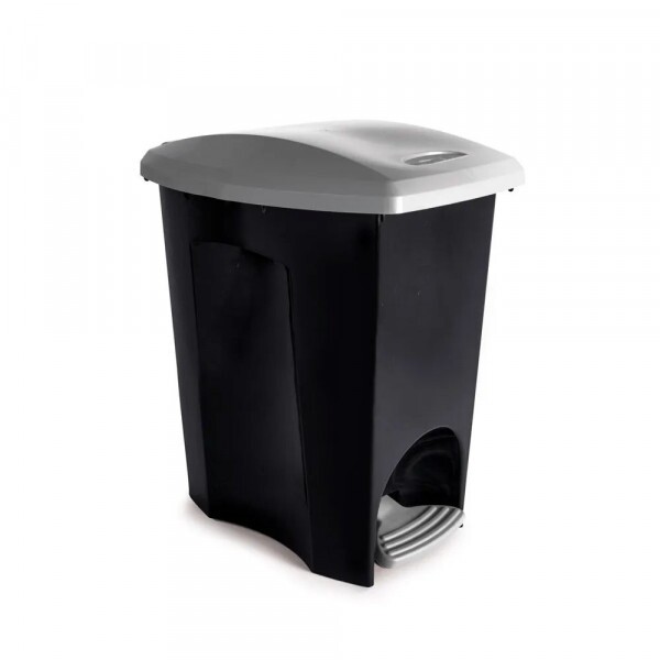 Lixeira Com Pedal Ecoblack 14L Plasutil