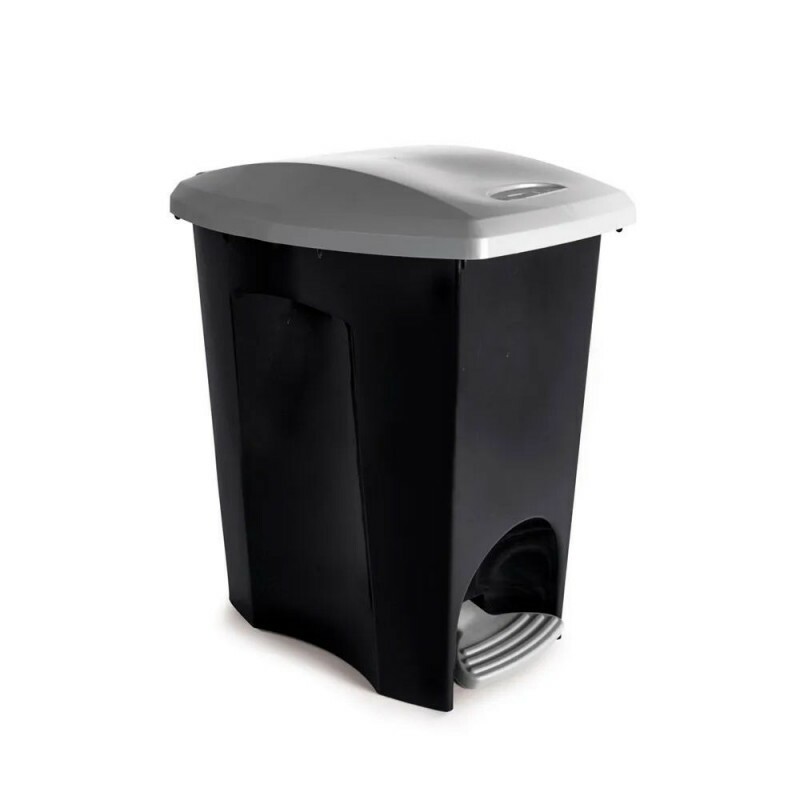 Lixeira Com Pedal Ecoblack 14L Plasutil