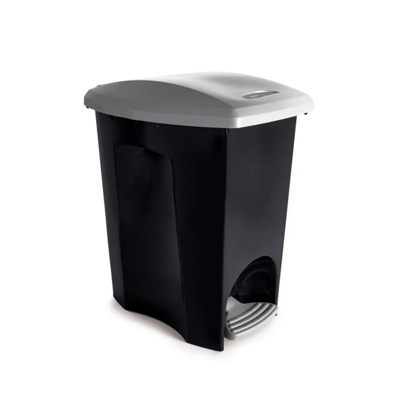 Lixeira Com Pedal Ecoblack 14L Plasutil