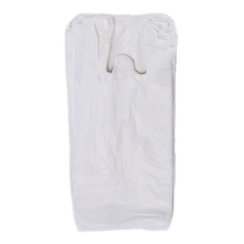 Sacola Plastica Branca Fina 38X48 RJ - Pacote Com 1000 Unidades