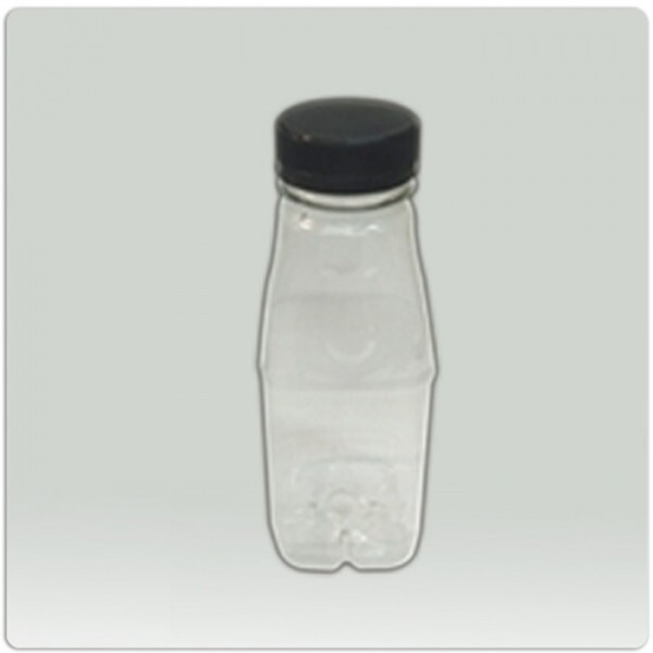 Garrafa PET 300ml Com Tampa - Pacote Com 100 Unidades