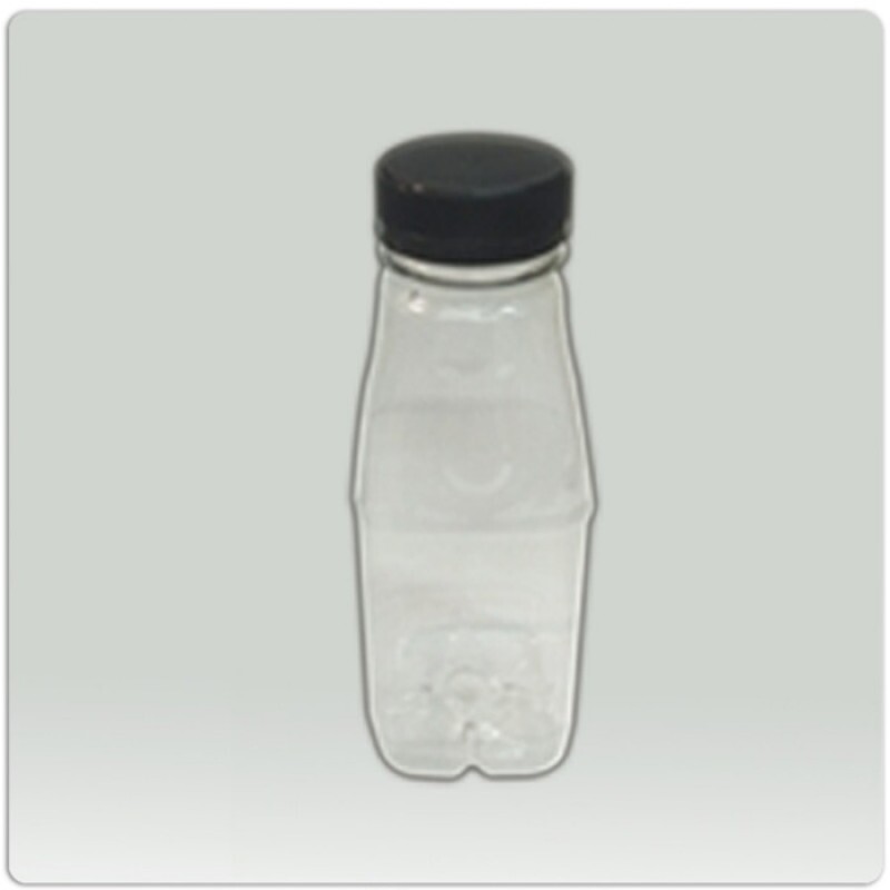 Garrafa PET 300ml Com Tampa - Pacote Com 100 Unidades