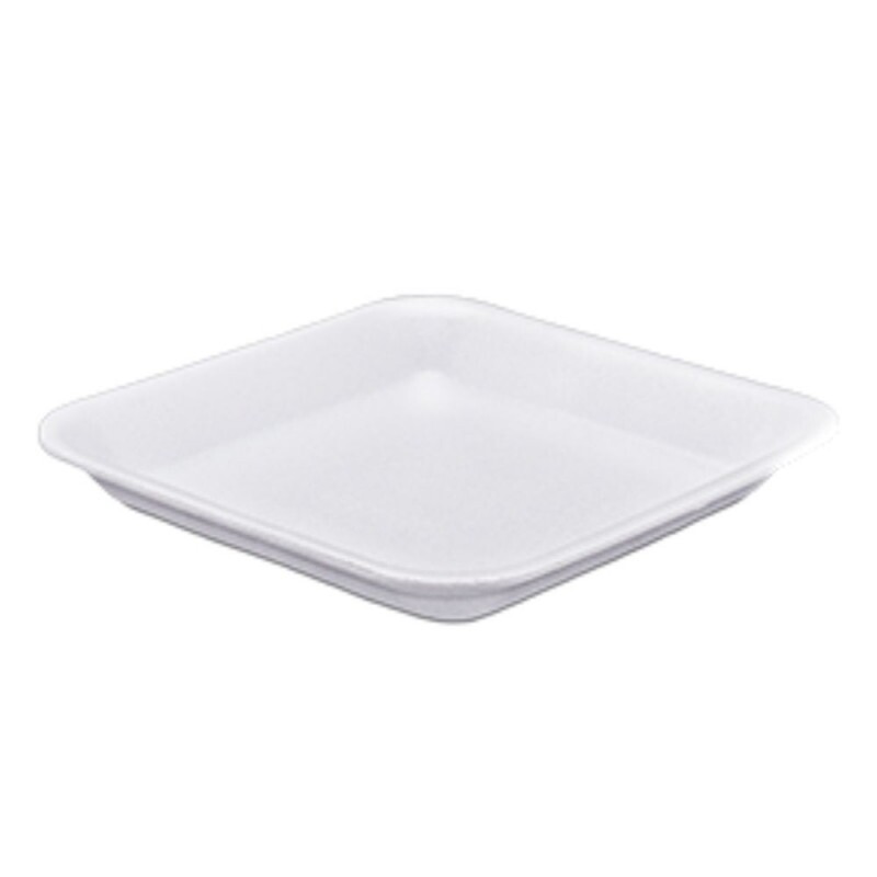 TRL-01 - Bandeja Quadrada Isopor Branca 150X150X18mm Totalplast - Fardo Com 400 Unidades TRL-01 - Bandeja Quadrada Isopor Branca 150X150X18mm Totalplast - Fardo Com 400 Unidades