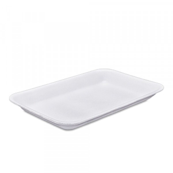 TRL-02 Bandeja Isopor Retangular 210X140X18mm Totalplast - Fardo Com 400 Unidades