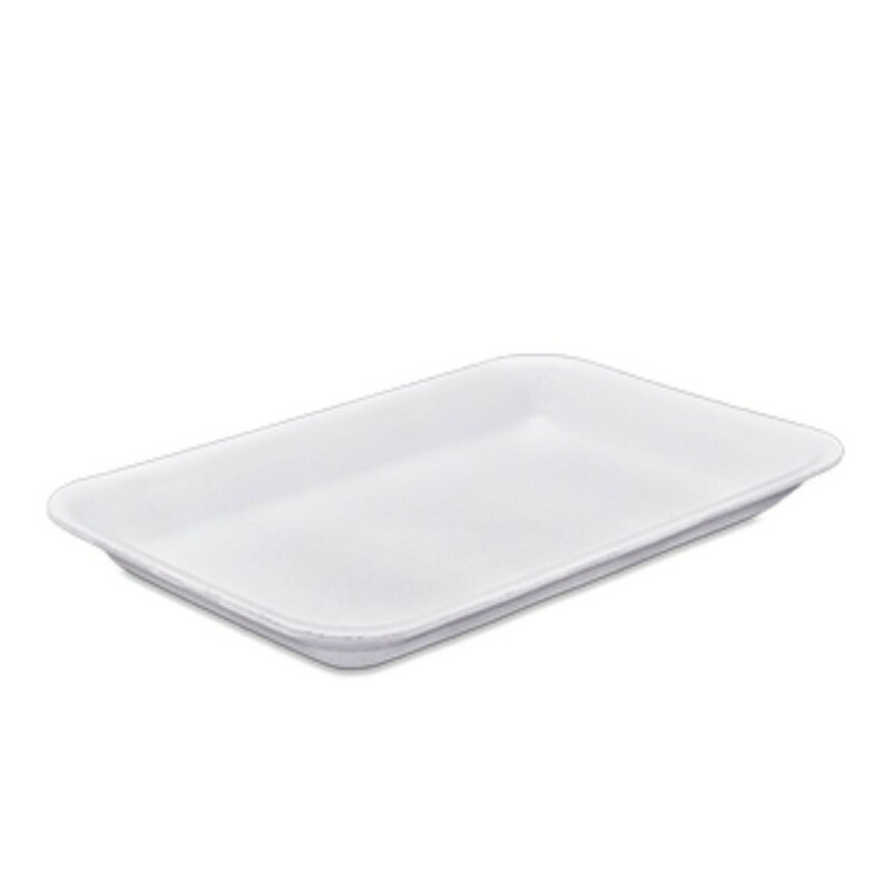 TRL-02 Bandeja Isopor Retangular 210X140X18mm Totalplast - Fardo Com 400 Unidades