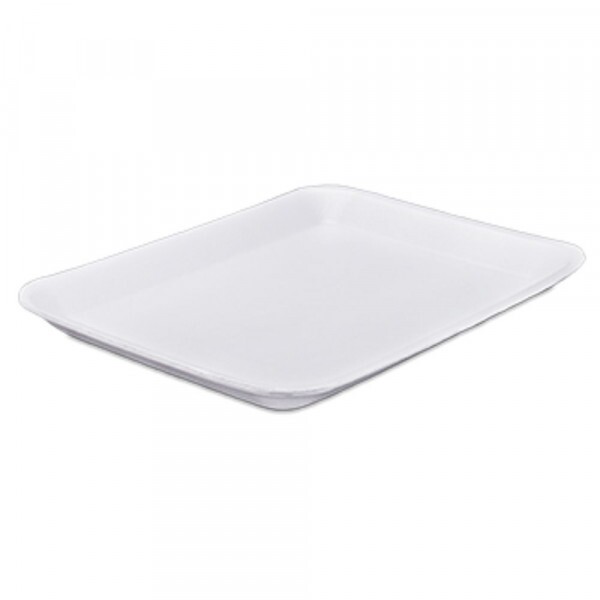TRL-03 - Bandeja Isopor Rasa Retangular 235x180x16mm Totalplast - Fardo Com 400 Unidades