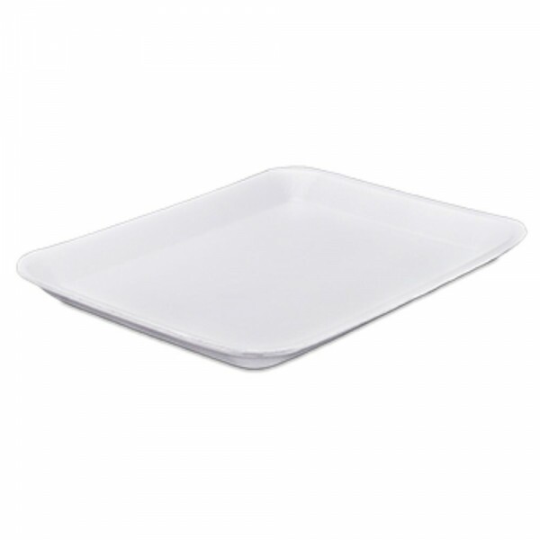 TRL-03 - Bandeja Isopor Rasa Retangular 235x180x16mm Totalplast - Fardo Com 400 Unidades