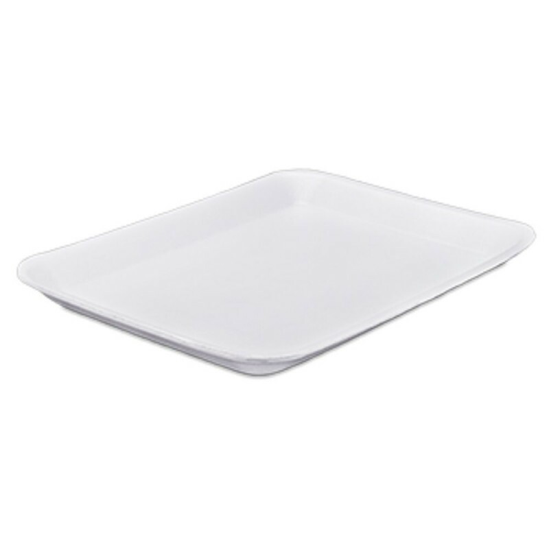 TRL-03 - Bandeja Isopor Rasa Retangular 235x180x16mm Totalplast - Fardo Com 400 Unidades TRL-03 - Bandeja Isopor Rasa Retangular 235x180x16mm Totalplast - Fardo Com 400 Unidades