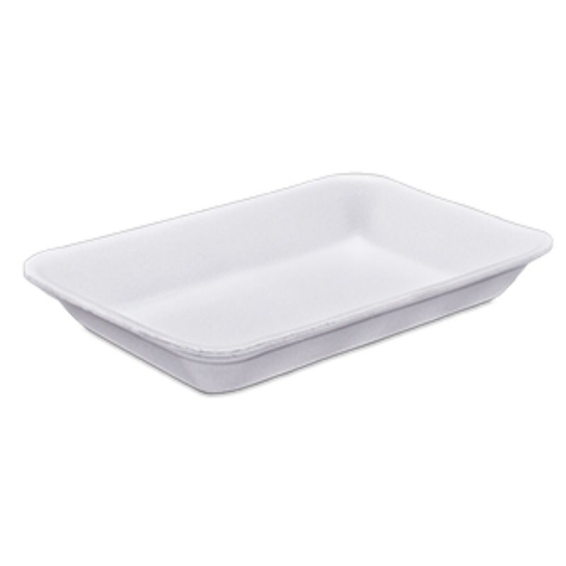 TFL-02 - Bandeja Isopor Funda Retangular 210x140x28mm Totalplast - Fardo Com 400 Unidades