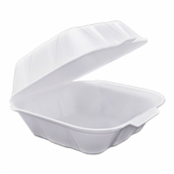 TH-02 - Hamburgueira Isopor 146x146x68mm Totalplast - Fardo Com 400 Unidades TH-02 - Hamburgueira Isopor 146x146x68mm Totalplast - Fardo Com 400 Unidades