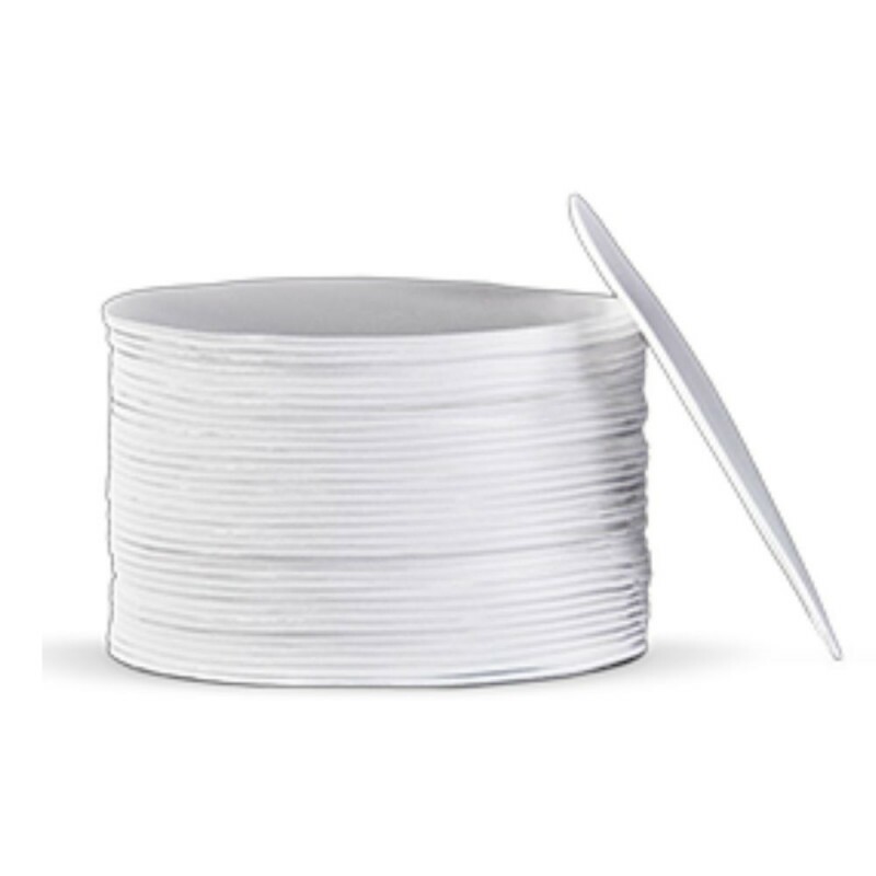 TDI-20 - Disco Isopor Branco 20cm Totalplast -Fardo Com 400 Unidades