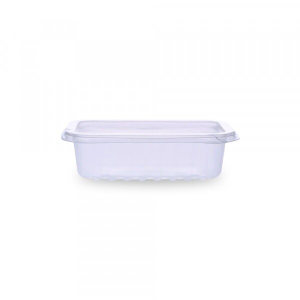 Pote PP Retangular Com Tampa 250ml Totalplast - Pacote Com 24 Conjuntos Pote PP Retangular Com Tampa 250ml Totalplast - Pacote Com 24 Conjuntos