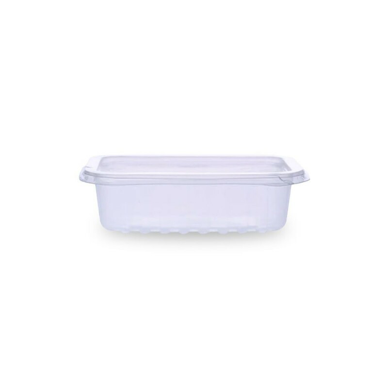 Pote PP Retangular Com Tampa 250ml Totalplast - Pacote Com 24 Conjuntos Pote PP Retangular Com Tampa 250ml Totalplast - Pacote Com 24 Conjuntos