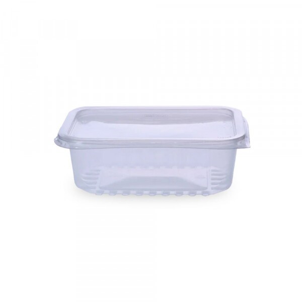 Pote PP Retangular Com Tampa 500ml Totalplast - Pacote Com 24 Conjuntos Pote PP Retangular Com Tampa 500ml Totalplast - Pacote Com 24 Conjuntos