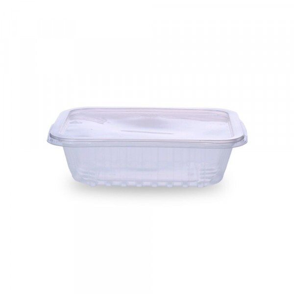 Pote PP Retangular Com Tampa 750ml Totalplast - Pacote Com 24 Conjuntos Pote PP Retangular Com Tampa 750ml Totalplast - Pacote Com 24 Conjuntos