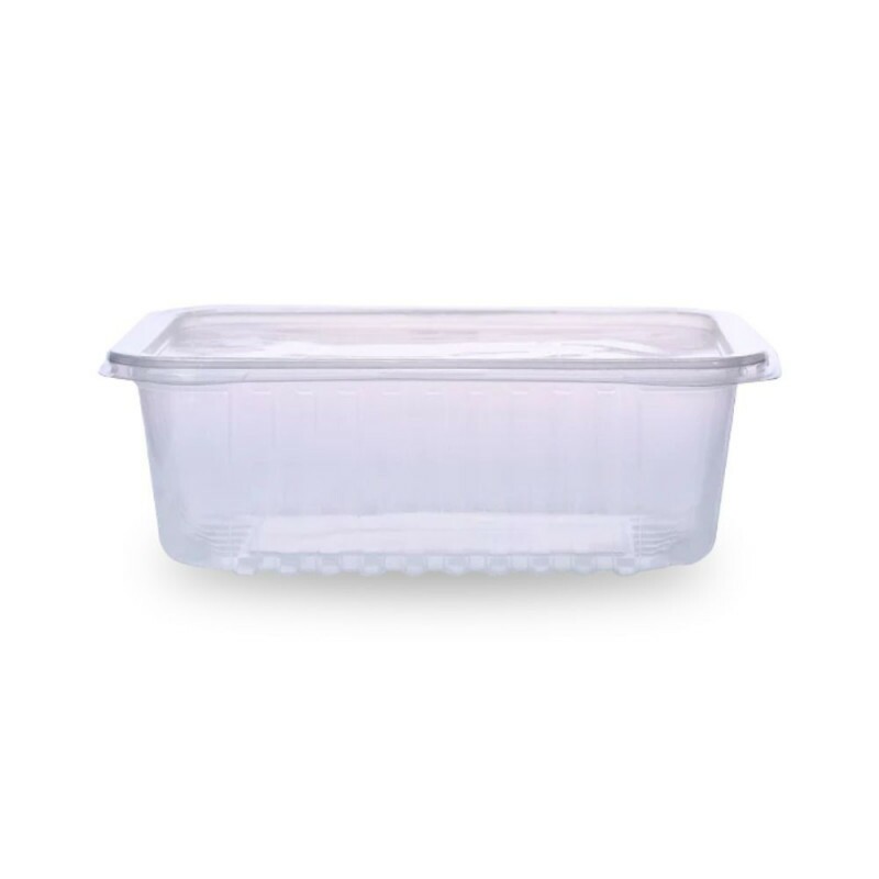 Pote PP Retangular Com Tampa 1000ml Totalplast - Pacote Com 24 Conjuntos Pote PP Retangular Com Tampa 1000ml Totalplast - Pacote Com 24 Conjuntos