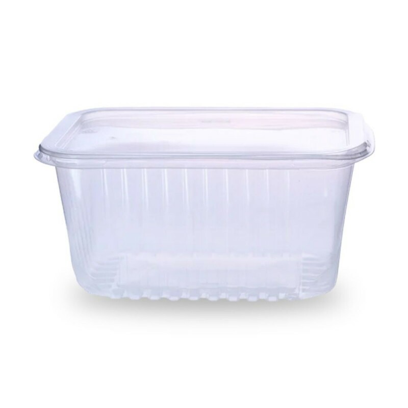 Pote PP Retangular Com Tampa 1500ml Totalplast - Pacote Com 10 Conjuntos Pote PP Retangular Com Tampa 1500ml Totalplast - Pacote Com 10 Conjuntos