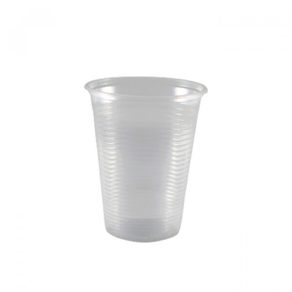 Copo PP Transparente Estriado Totalplast 200ml - Caixa Com 2500 Unidades Copo PP Transparente Estriado Totalplast 200ml - Caixa Com 2500 Unidades