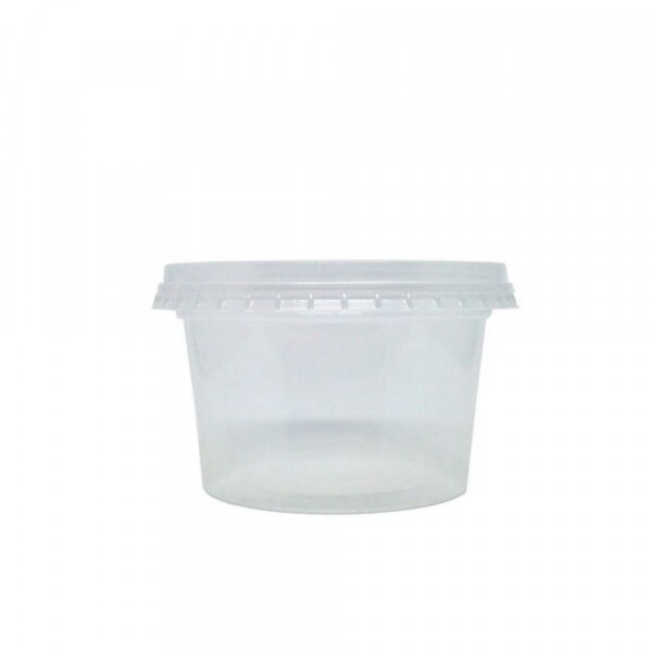 Pote Redondo 140ml Com Sobretampa Rioplastic - Pacote Com 25 Conjuntos Pote Redondo 140ml Com Sobretampa Rioplastic - Pacote Com 25 Conjuntos
