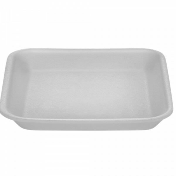BR-01 Bandeja De Isopor Rasa Branca Com 400 Unidades Bom Apetite
