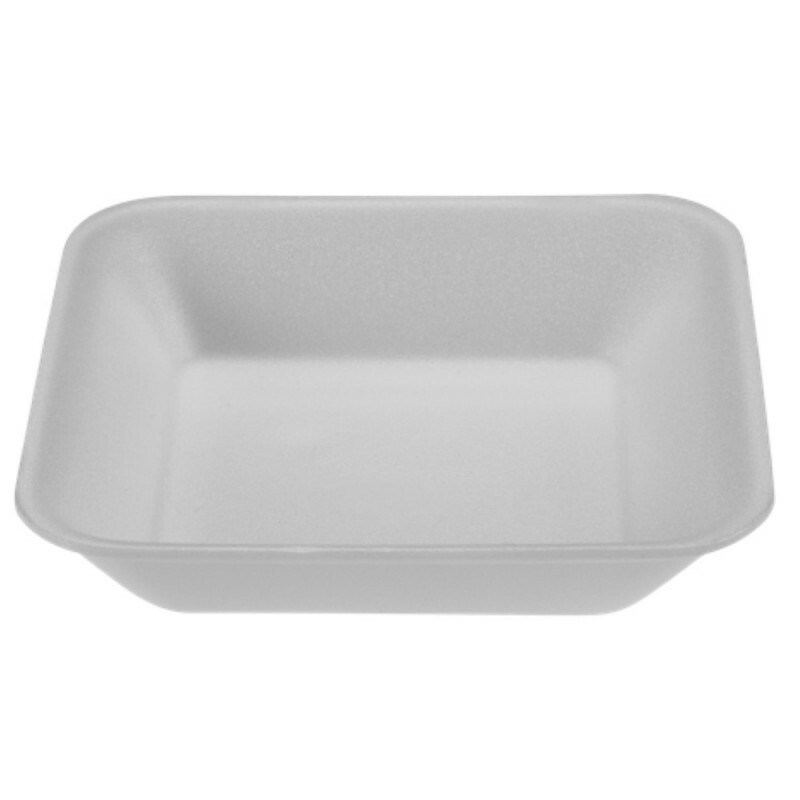 BF-01 Bandeja De Isopor Funda Branca Com 400 Unidades Bom Apetite