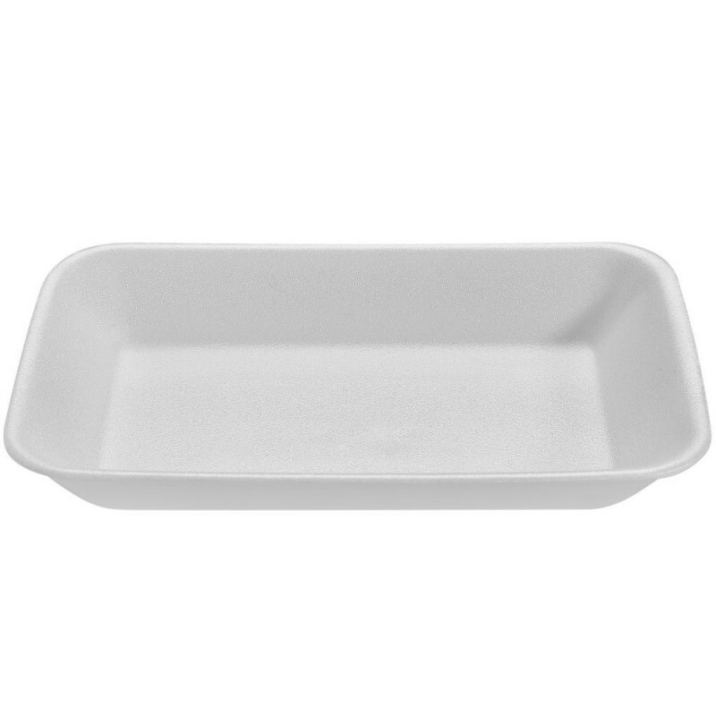 BF-02 Bandeja De Isopor Funda Branca Com 400 Unidades Bom Apetite