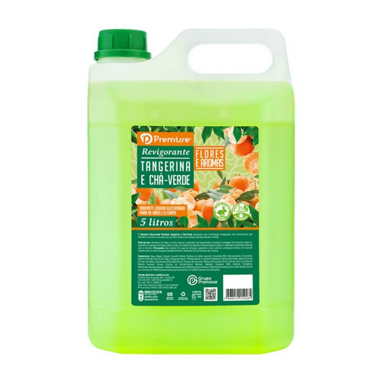 Sabonete Liquido Tangerina E Cha Verde Premisse - 5 Litros