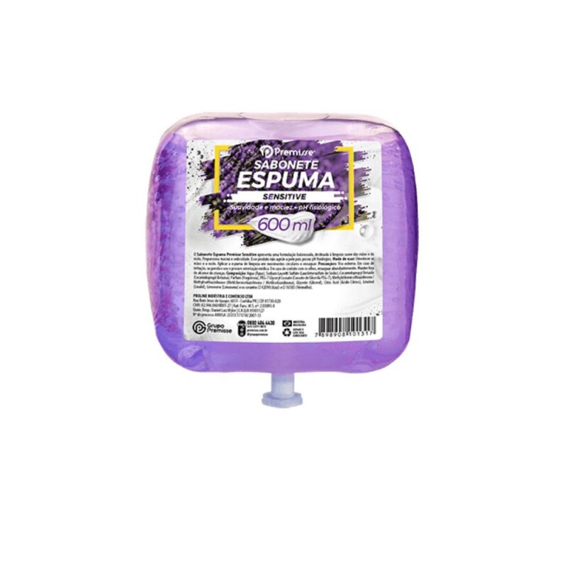 Sabonete Refil Espuma Sensitive Invoq Premisse - 600ml