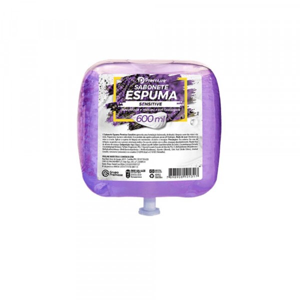 Sabonete Refil Espuma Sensitive Invoq Premisse - 600ml