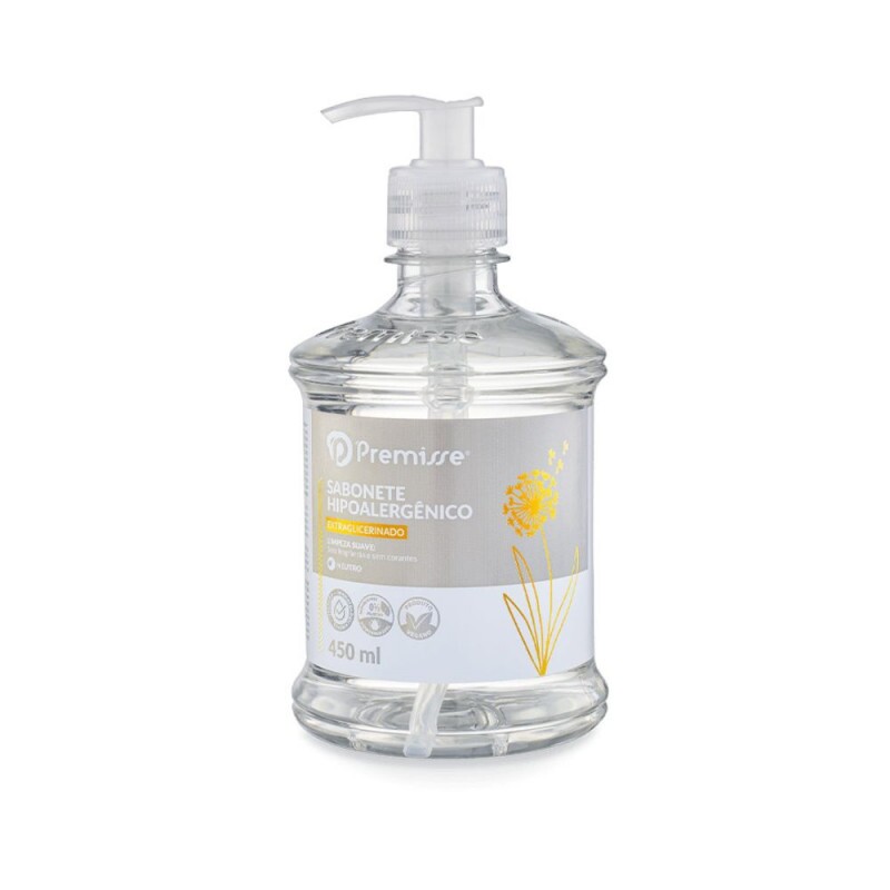 Sabonete Hipoalergenico Neutro Premisse - 450ml Sabonete Hipoalergenico Neutro Premisse - 450ml