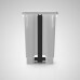 Lixeira Branca 100l Com Pedal