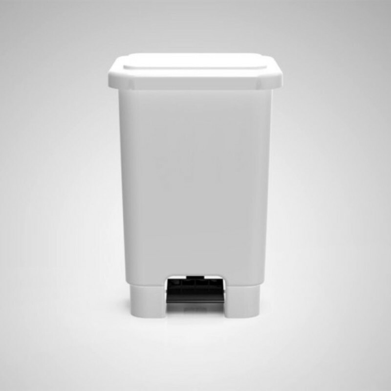 Lixeira Branca 100l Com Pedal