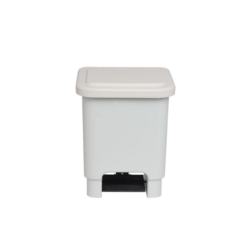 Lixeira Branca 15l Com Pedal