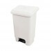 Lixeira Branca 50l Com Pedal