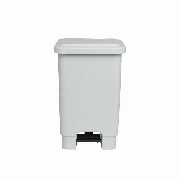 Lixeira Branca 50l Com Pedal