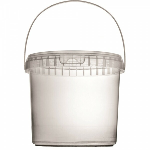 Balde Com Lacre 2,2L Plastilania - Pacote Com 05 Unidades Balde Com Lacre 2,2L Plastilania - Pacote Com 05 Unidades
