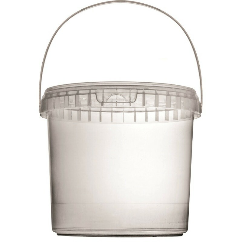 Balde Com Lacre 2,2L Plastilania - Pacote Com 05 Unidades Balde Com Lacre 2,2L Plastilania - Pacote Com 05 Unidades