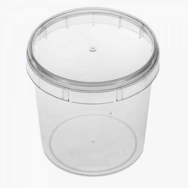 Pote Redondo Com Tampa 220ml Plastilania - Pacote Com 10 Unidades Pote Redondo Com Tampa 220ml Plastilania - Pacote Com 10 Unidades
