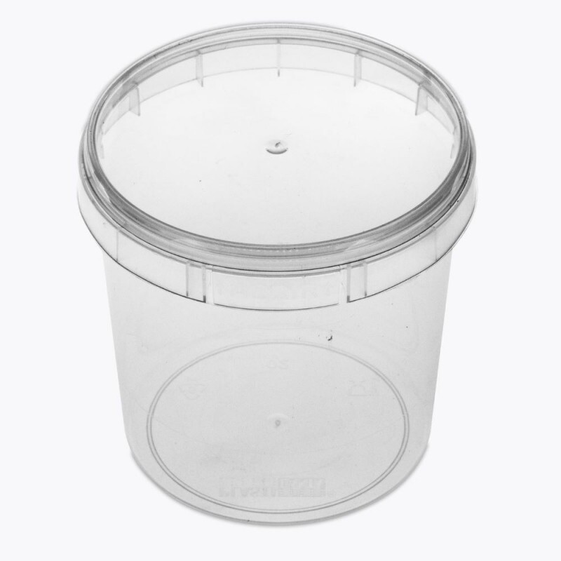 Pote Redondo Com Tampa 220ml Plastilania - Pacote Com 10 Unidades Pote Redondo Com Tampa 220ml Plastilania - Pacote Com 10 Unidades
