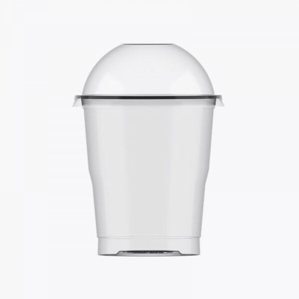 Copo Crystal Bello 200ml Com Tampa Bolha Plastilania - Caixa Com 320 Conjuntos