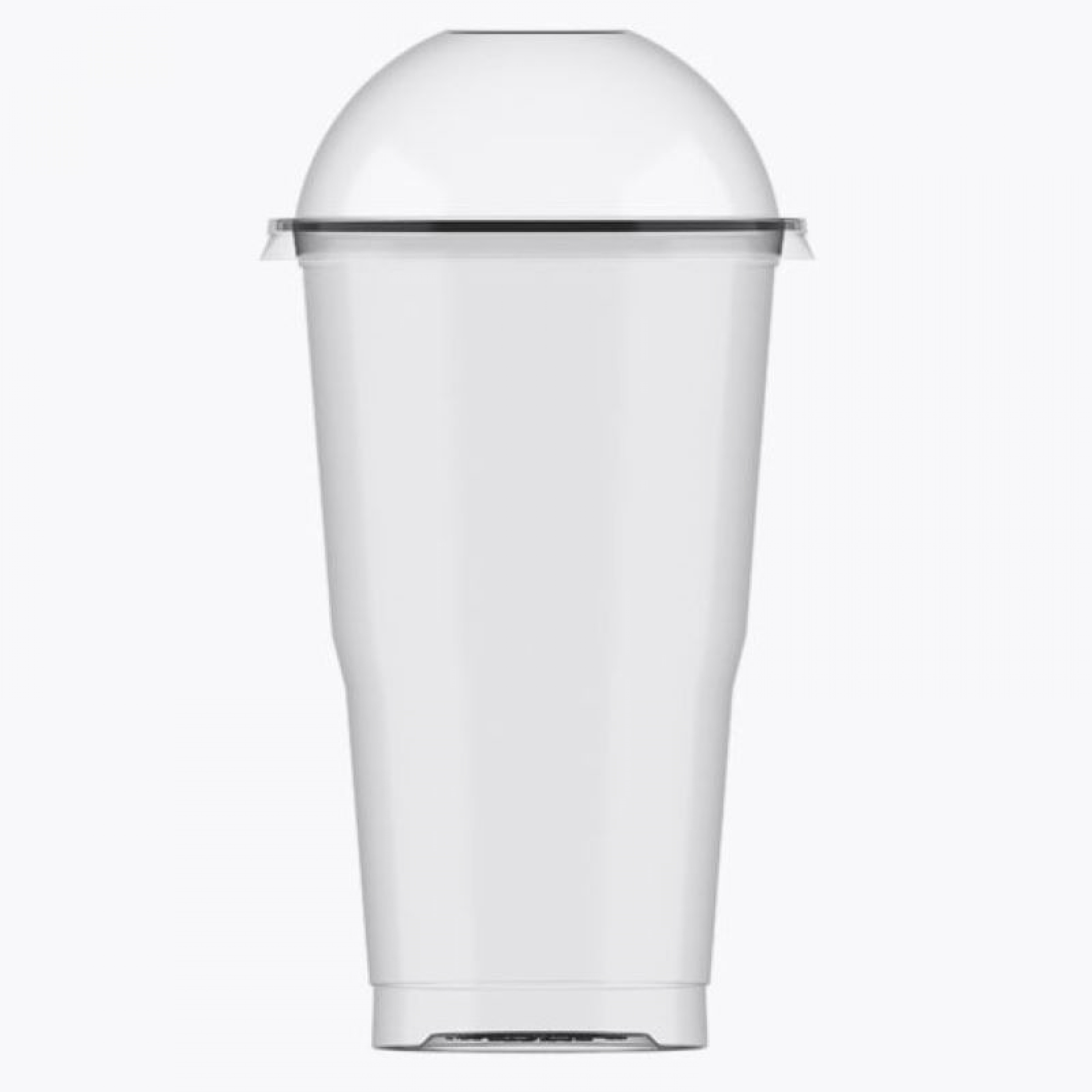 Copo Crystal Bello 300ml Com Tampa Bolha Plastilania - Pacote Com 20 Conjuntos