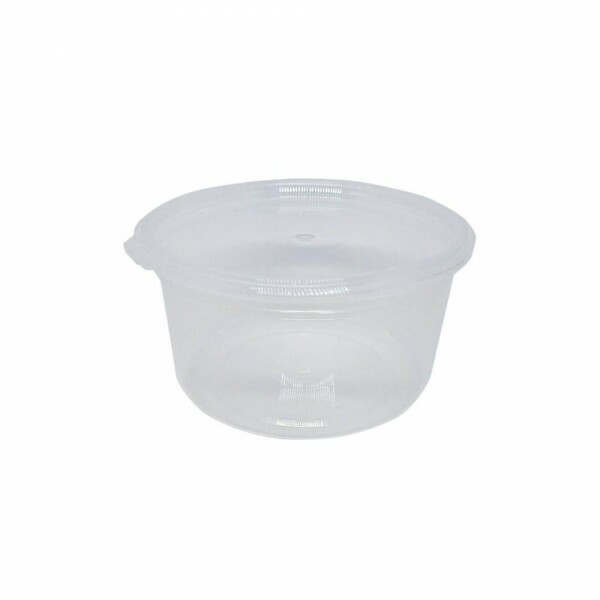 Pote PP Transparente 330ml Tampa Com Lacre Brasilpack - Caixa Com 560 Conjuntos