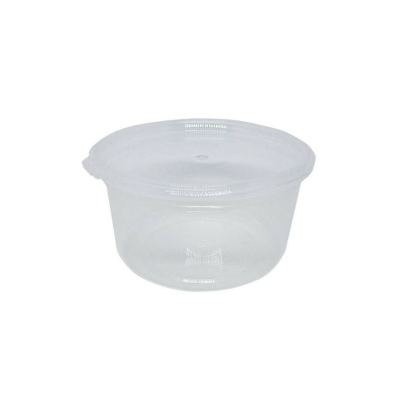 Pote PP Transparente 330ml Tampa Com Lacre Brasilpack - Caixa Com 560 Conjuntos Pote PP Transparente 330ml Tampa Com Lacre Brasilpack - Caixa Com 560 Conjuntos