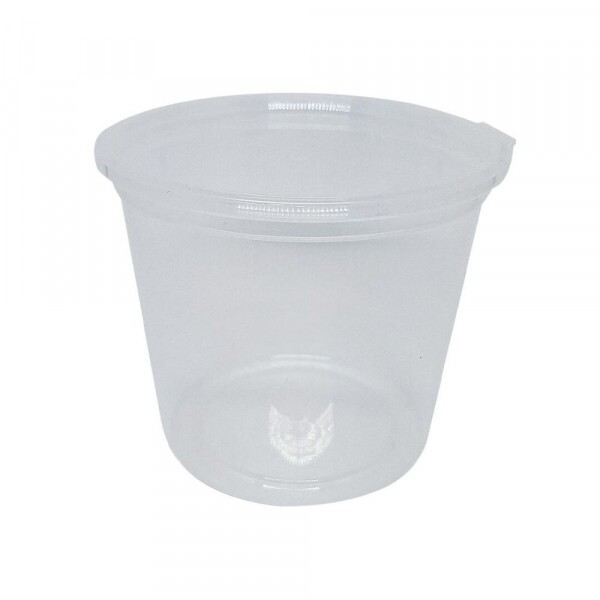 Pote PP Transparente 500ml Tampa Com Lacre  Brasilpack - Caixa Com 520 Conjuntos