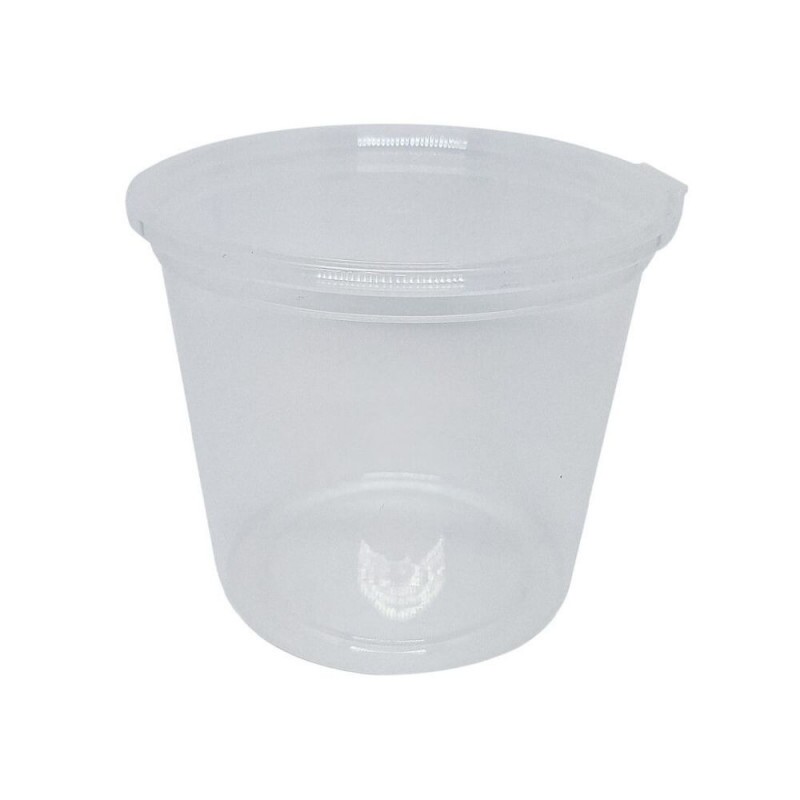 Pote PP Transparente 500ml Tampa Com Lacre  Brasilpack - Caixa Com 520 Conjuntos Pote PP Transparente 500ml Tampa Com Lacre  Brasilpack - Caixa Com 520 Conjuntos