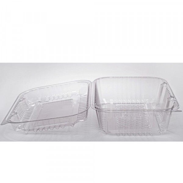 PF 18 Embalagem Cristal Retangular Articulada Rocambole Baixo Packform - Caixa Com 100 Unidades PF 18 Embalagem Cristal Retangular Articulada Rocambole Baixo Packform - Caixa Com 100 Unidades