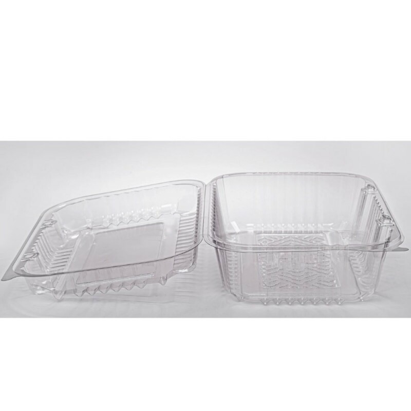 PF 18 Embalagem Cristal Retangular Articulada Rocambole Baixo Packform - Caixa Com 100 Unidades PF 18 Embalagem Cristal Retangular Articulada Rocambole Baixo Packform - Caixa Com 100 Unidades