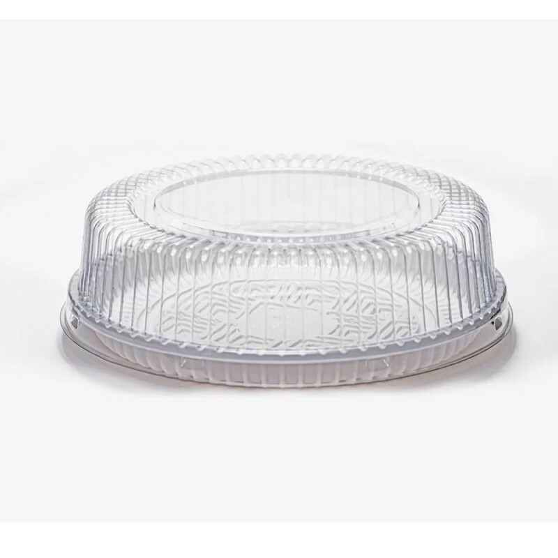 PF 56 B Embalagem Cristal Redonda Baixa Confeitaria Base Branca - Torta Media Packform - Caixa Com 50 Unidades PF 56 B Embalagem Cristal Redonda Baixa Confeitaria Base Branca - Torta Media Packform - Caixa Com 50 Unidades
